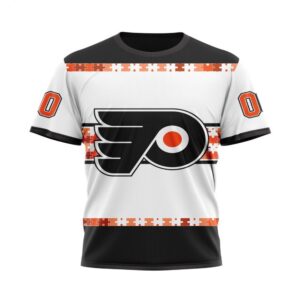 NHL Philadelphia Flyers T Shirt Autism Awareness Custom Name And Number 3D T Shirt 1