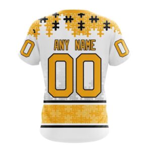 NHL Pittsburgh Penguins 3D T Shirt Special Autism Awareness Design With Home Jersey Style Hoodie 2