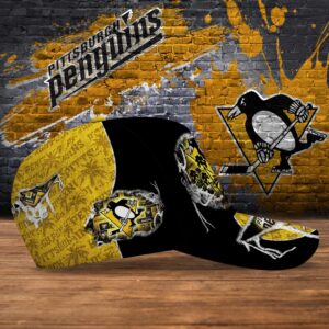 NHL Pittsburgh Penguins Baseball Cap Customized Cap For Sports Fans 3