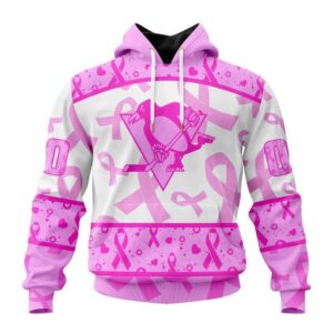 NHL Pittsburgh Penguins Hoodie Special Pink October Breast Cancer Awareness Month Hoodie 1