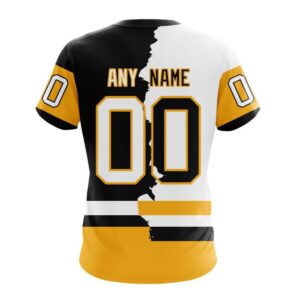 NHL Pittsburgh Penguins Personalize 2024 Home Mix Away T Shirt 2