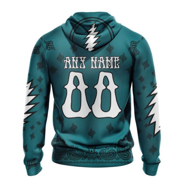 NHL San Jose Sharks Hoodie Special Grateful Dead Design Hoodie