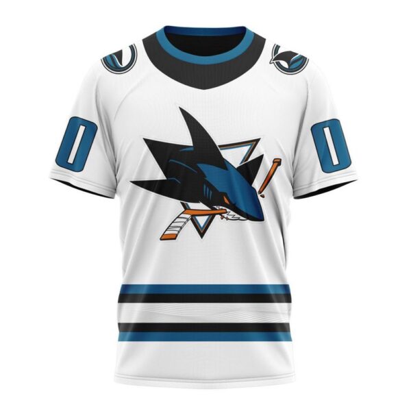 NHL San Jose Sharks Personalized 2024 Away Kits T-Shirt