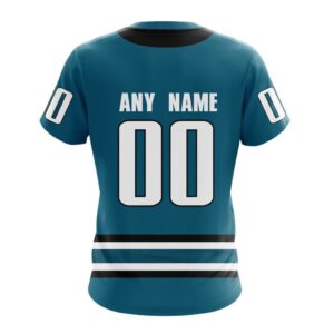 NHL San Jose Sharks Personalized 2024 Home Kits T Shirt 2