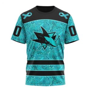 NHL San Jose Sharks T-Shirt…