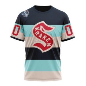 NHL Seattle Kraken 3D T-Shirt…