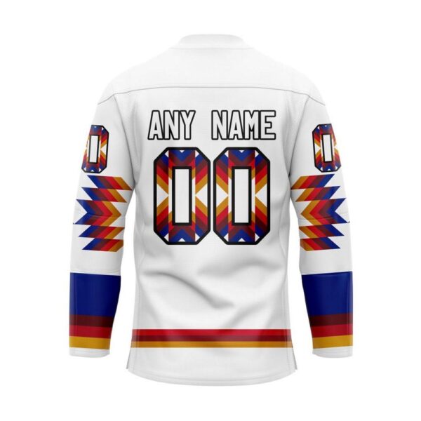 NHL St. Louis Blues Hockey Jersey Special Design With Native Pattern Custom Jersey