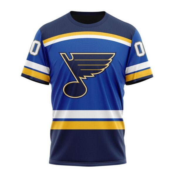 NHL St. Louis Blues Personalized 2024 Home Kits T-Shirt