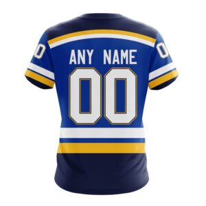 NHL St Louis Blues Personalized 2024 Home Kits T Shirt 2