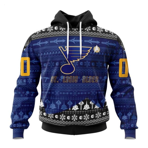 NHL St Louis Blues Special Star Trek Design Hoodie