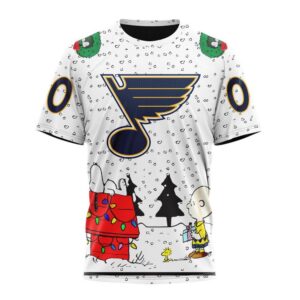 NHL St Louis Blues T Shirt Special Peanuts Design 3D T Shirt 1