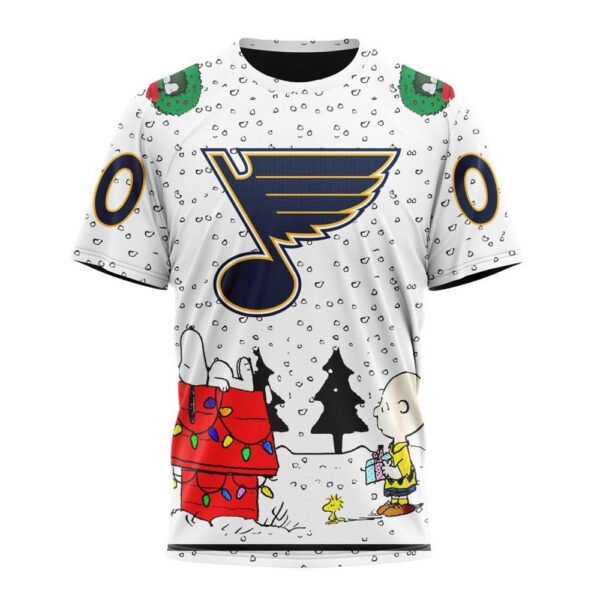 NHL St. Louis Blues T-Shirt Special Peanuts Design 3D T-Shirt