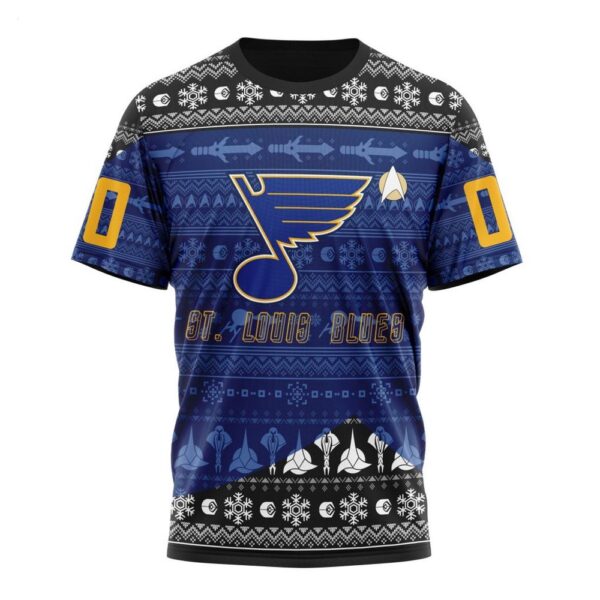 NHL St Louis Blues T-Shirt Special Star Trek Design T-Shirt