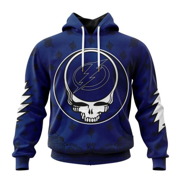 NHL Tampa Bay Lightning Hoodie Special Grateful Dead Design Hoodie