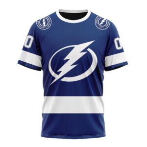 NHL Tampa Bay Lightning Personalized 2024 Home Kits T Shirt 1