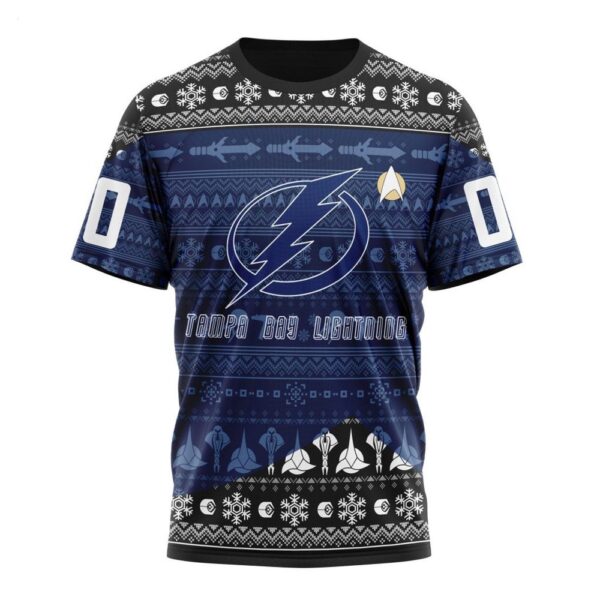 NHL Tampa Bay Lightning T-Shirt Special Star Trek Design 3D T-Shirt