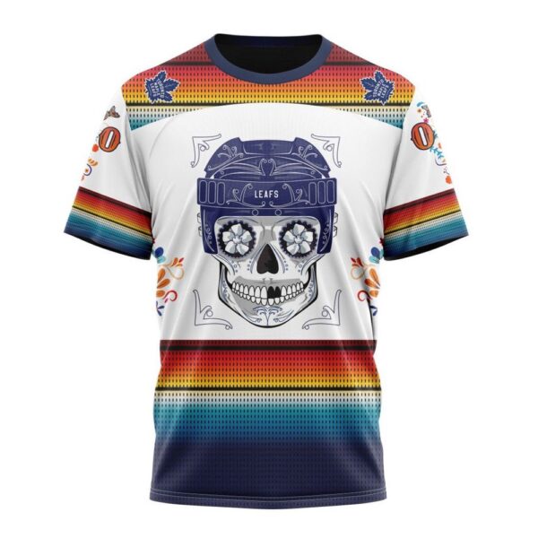 NHL Toronto Maple Leafs Special Design For Dia De Los Muertos T-Shirt