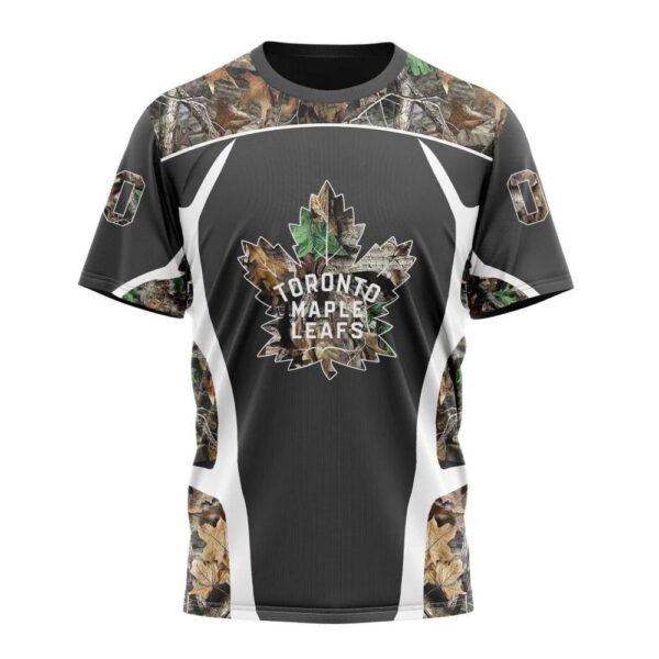 NHL Toronto Maple Leafs T-Shirt Special Camo Hunting Design 3D T-Shirt