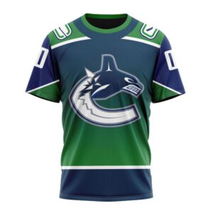 NHL Vancouver Canucks 3D T Shirt New Gradient Series Concept Hoodie 1