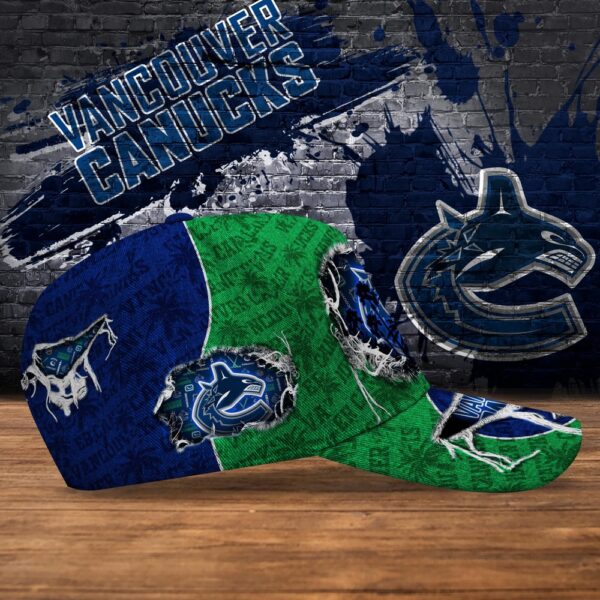 NHL Vancouver Canucks Baseball Cap Customized Cap For Sports Fans