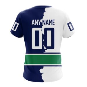 NHL Vancouver Canucks Personalize 2024 Home Mix Away T Shirt 2