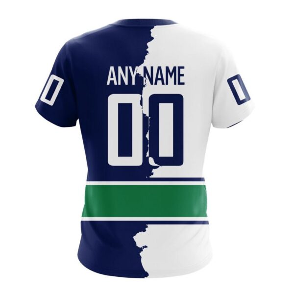 NHL Vancouver Canucks Personalize 2024 Home Mix Away T-Shirt