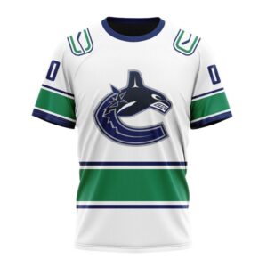 NHL Vancouver Canucks Personalized 2024 Away Kits T Shirt 1