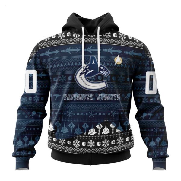 NHL Vancouver Canucks Special Star Trek Design Hoodie