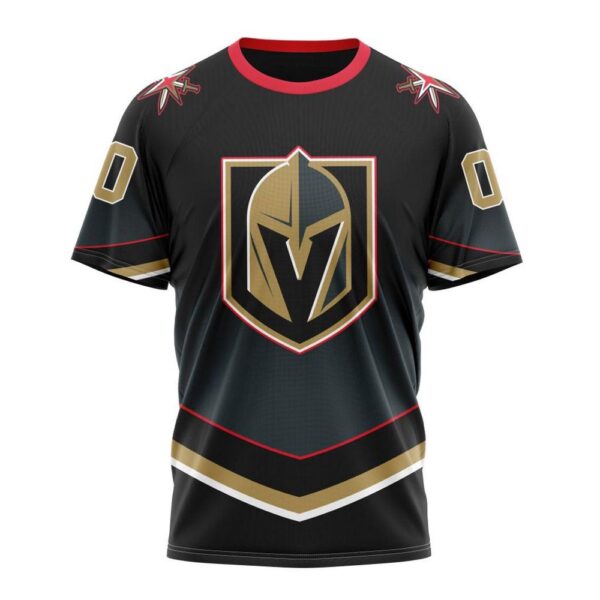 NHL Vegas Golden Knights 3D T-Shirt New Gradient Series Concept Hoodie