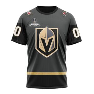 NHL Vegas Golden Knights Personalized 2024 Away Kits T Shirt 1