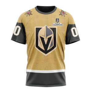 NHL Vegas Golden Knights Personalized 2024 Home Kits T Shirt 1