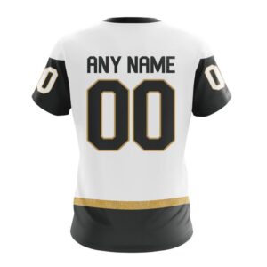 NHL Vegas Golden Knights Personalized 2024 White Away Kits T Shirt 2