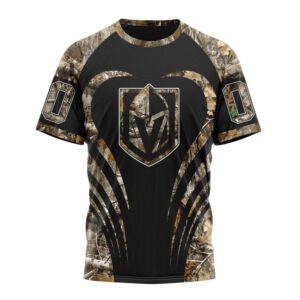 NHL Vegas Golden Knights T Shirt Special Camo Hunting 3D T Shirt 1