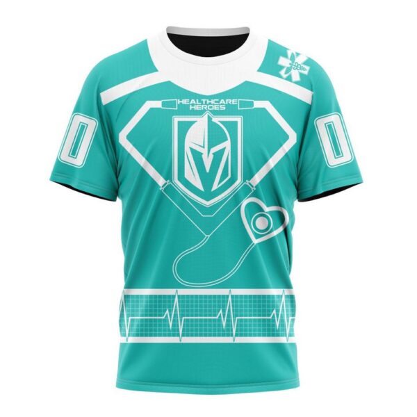 NHL Vegas Golden Knights T-Shirt Special Design Honoring Healthcare Heroes T-Shirt