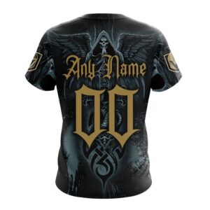 NHL Vegas Golden Knights T Shirt Special Design With Skull Art T Shirt 2