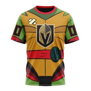 NHL Vegas Golden Knights T Shirt Special Teenage Mutant Ninja Turtles Design T Shirt 1