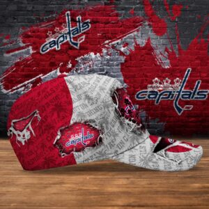 NHL Washington Capitals Baseball Cap Customized Cap For Sports Fans 3