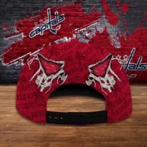 NHL Washington Capitals Baseball Cap Customized Cap For Sports Fans 4