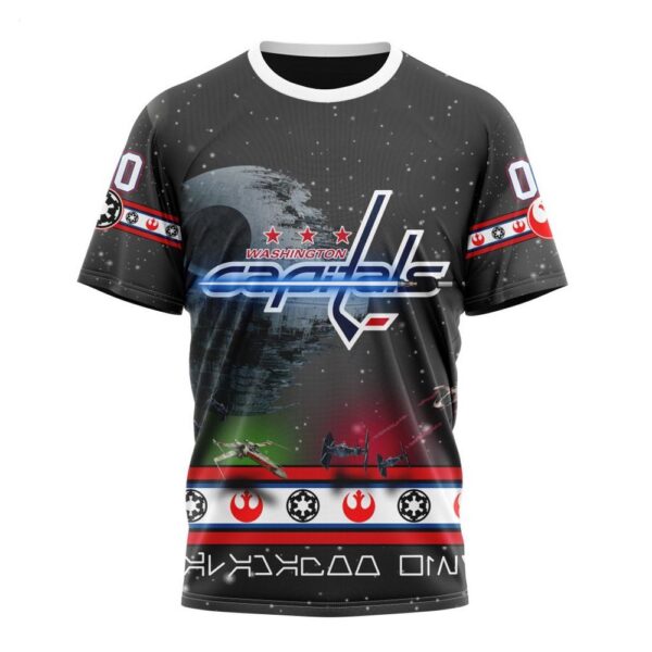 NHL Washington Capitals T-Shirt Special Star Wars Design 3D T-Shirt