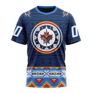 NHL Winnipeg Jets 3D T Shirt Special Design With Native Pattern Hoodie 1