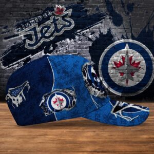 NHL Winnipeg Jets Baseball Cap Customized Cap For Sports Fans 3