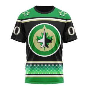 NHL Winnipeg Jets Specialized Hockey Celebrate St Patricks Day T Shirt 1