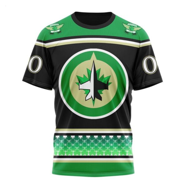 NHL Winnipeg Jets Specialized Hockey Celebrate St Patrick’s Day T-Shirt