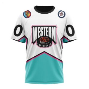 NHL Winnipeg Jets T Shirt All Star Western Conference 2024 T Shirt 1