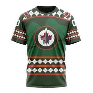 NHL Winnipeg Jets T Shirt Specialized Unisex Kits Hockey Celebrate St Patricks Day T Shirt 1