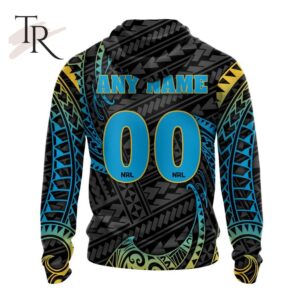 NRL Gold Coast Titans Special Polynesian Design Hoodie 2