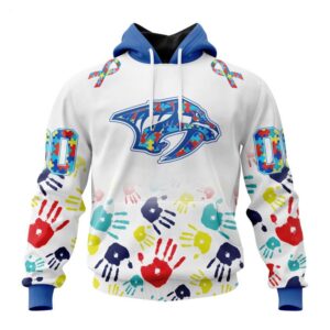 Nashville Predators Hoodie Special Autism Awareness Design Hoodie 1