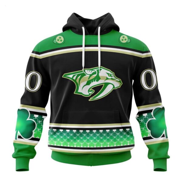 Nashville Predators Specialized Hockey Celebrate St Patrick’s Day Hoodie