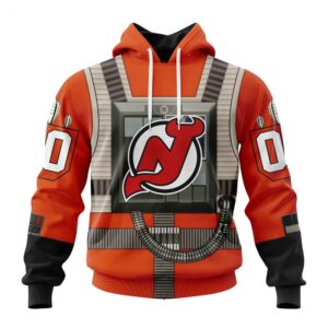 New Jersey Devils Hoodie Star Wars Rebel Pilot Design Hoodie 1