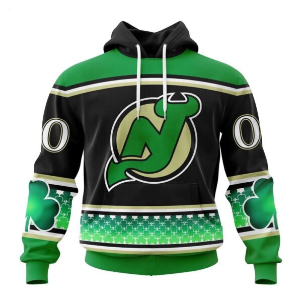 New Jersey Devils Specialized Hockey Celebrate St Patrick’s Day Hoodie